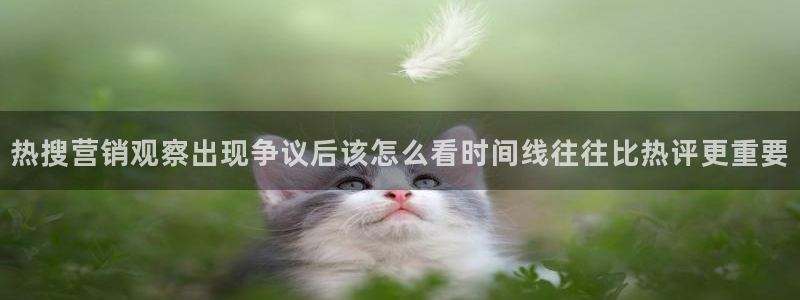 91吃瓜今日热点:热搜营销观察出现争议后该怎么看时间线往往比热评更重要